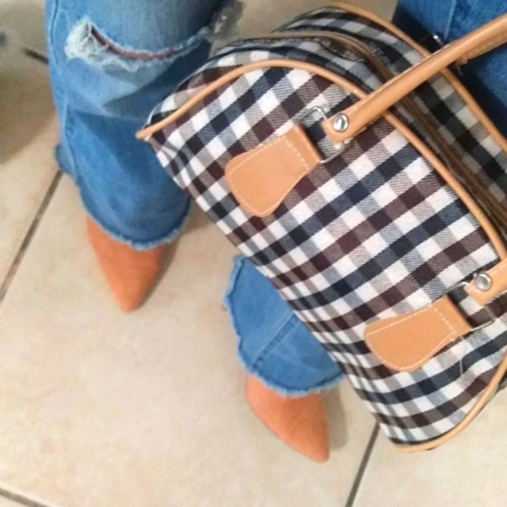 Mini Rubber Handbag Square Decor